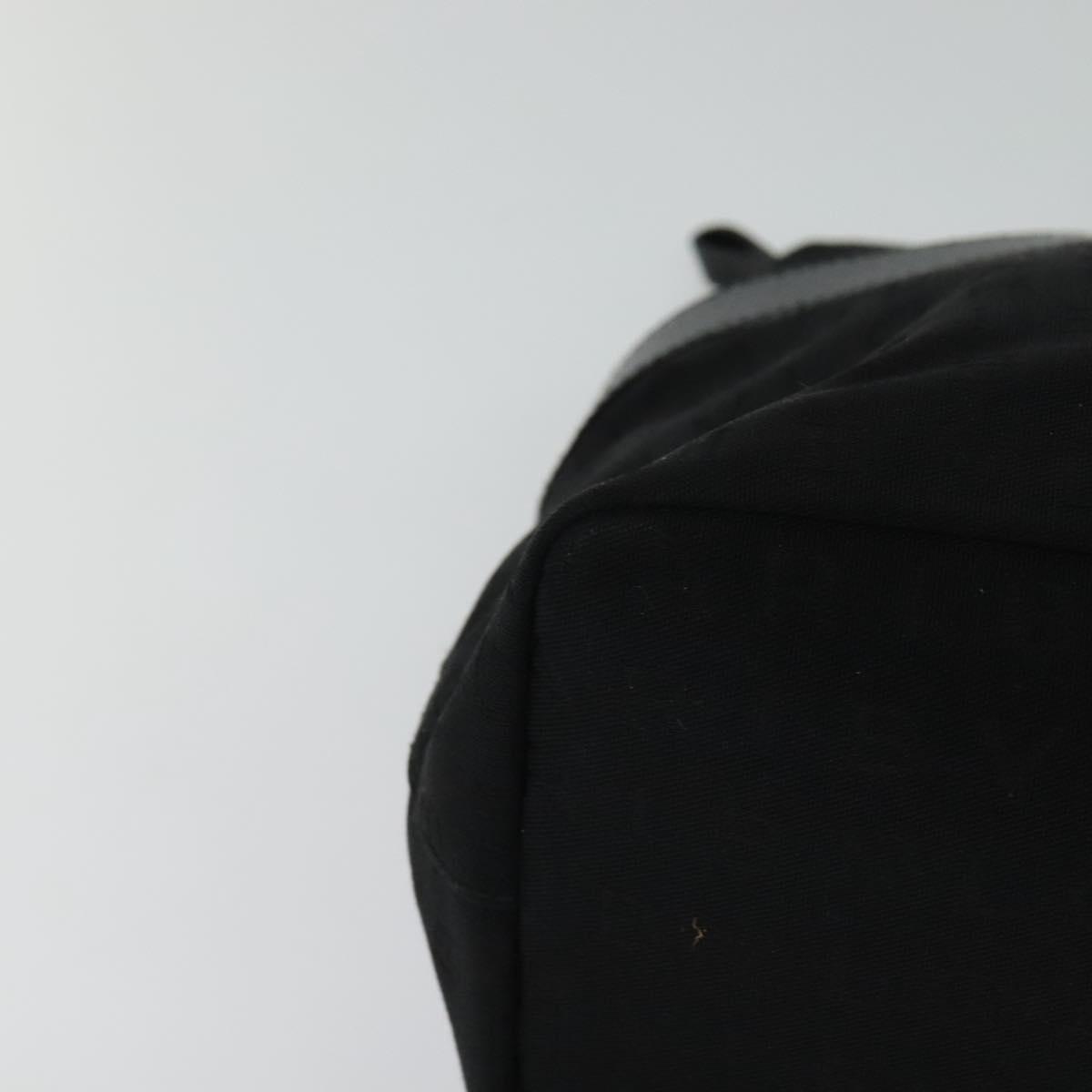 BVLGARI Logo mania Shoulder Bag Canvas Black Auth BA151