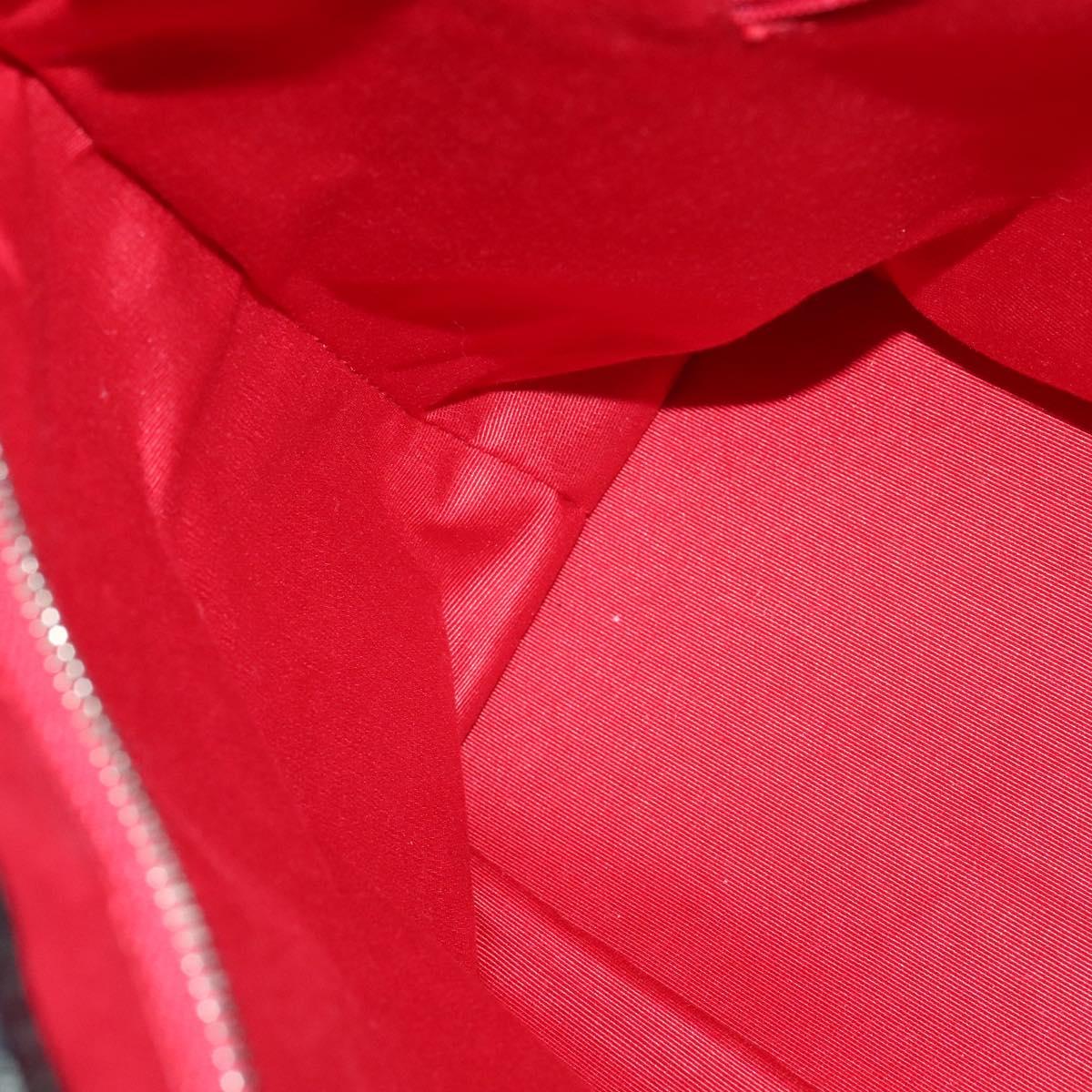 BVLGARI Logo mania Shoulder Bag Canvas Black Auth BA151