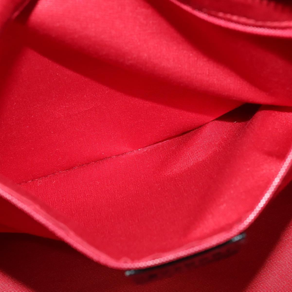 BVLGARI Logo mania Shoulder Bag Canvas Black Auth BA151