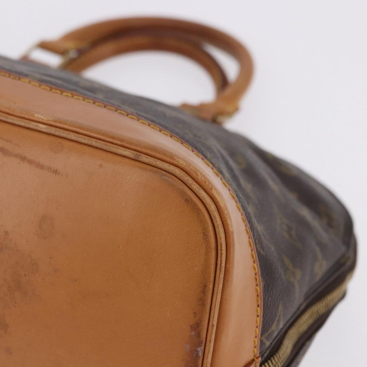 LOUIS VUITTON Monogram Alma Hand Bag M51130 LV Auth BA15112