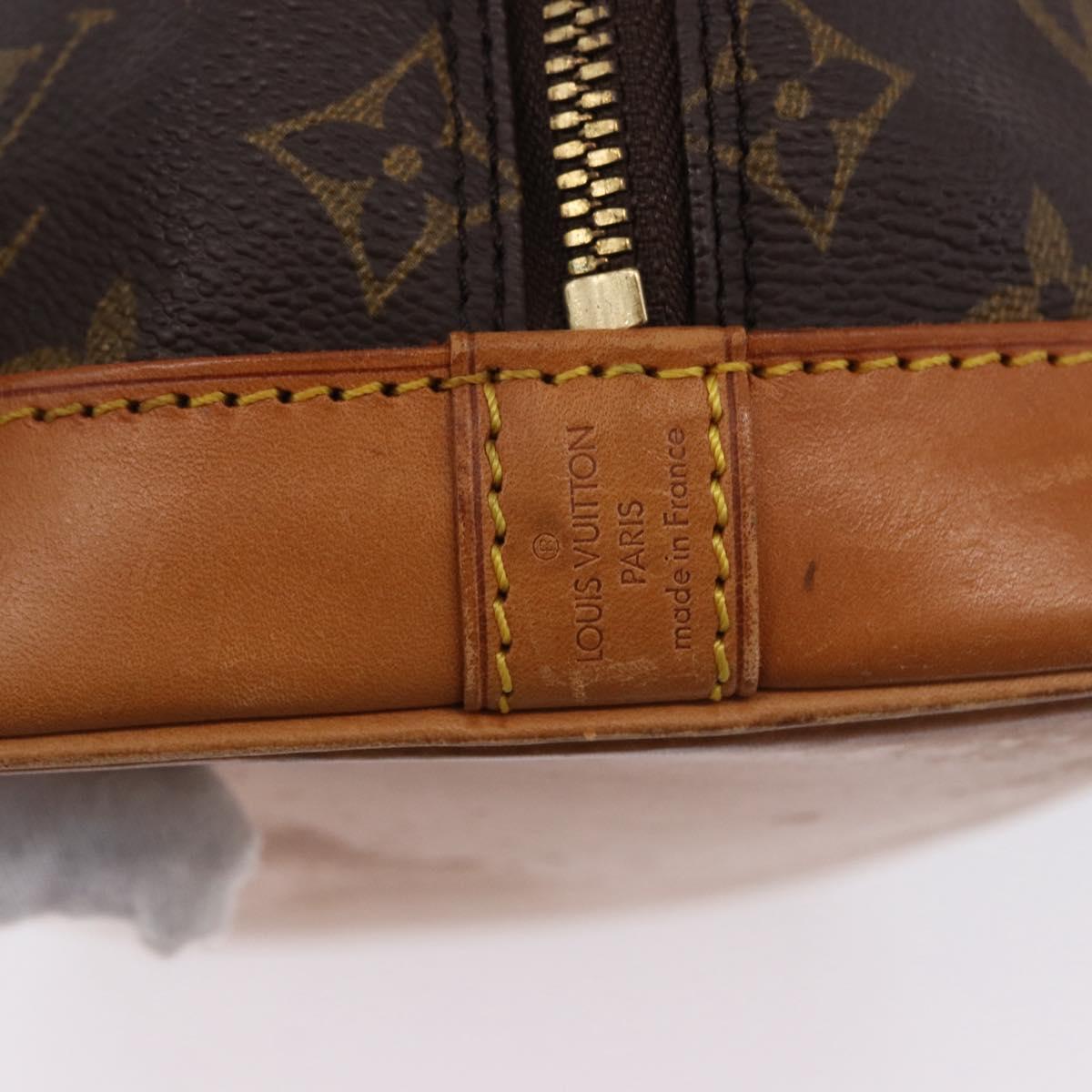 LOUIS VUITTON Monogram Alma Hand Bag M51130 LV Auth BA15112