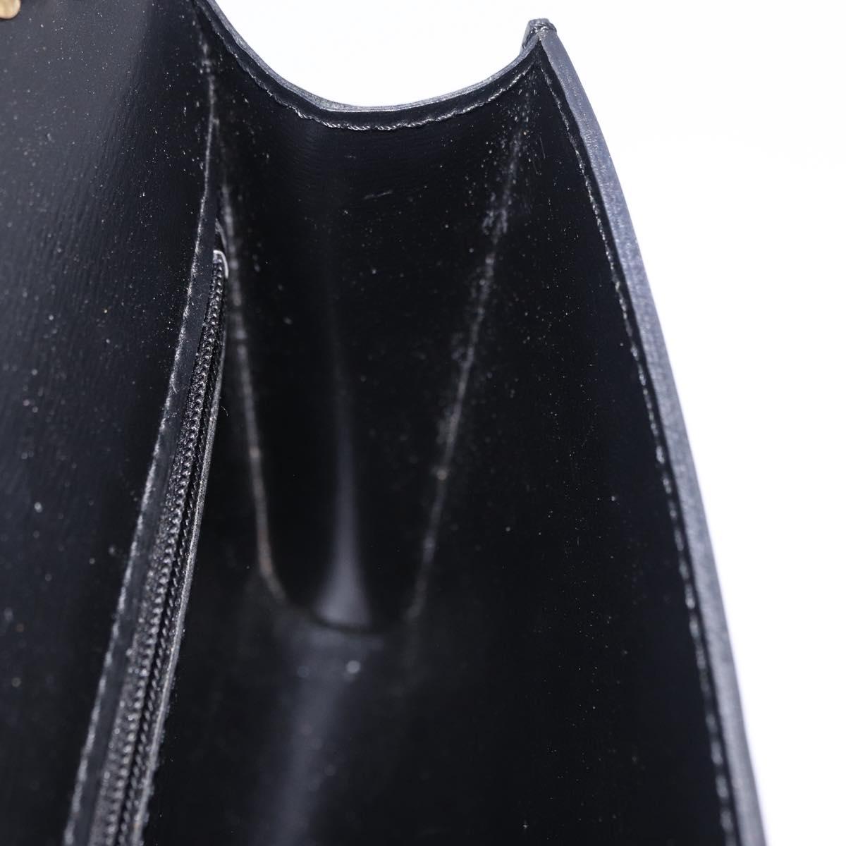 LOUIS VUITTON Epi Pochette Arche Shoulder Bag Black Noir M52572 LV Auth BA15120
