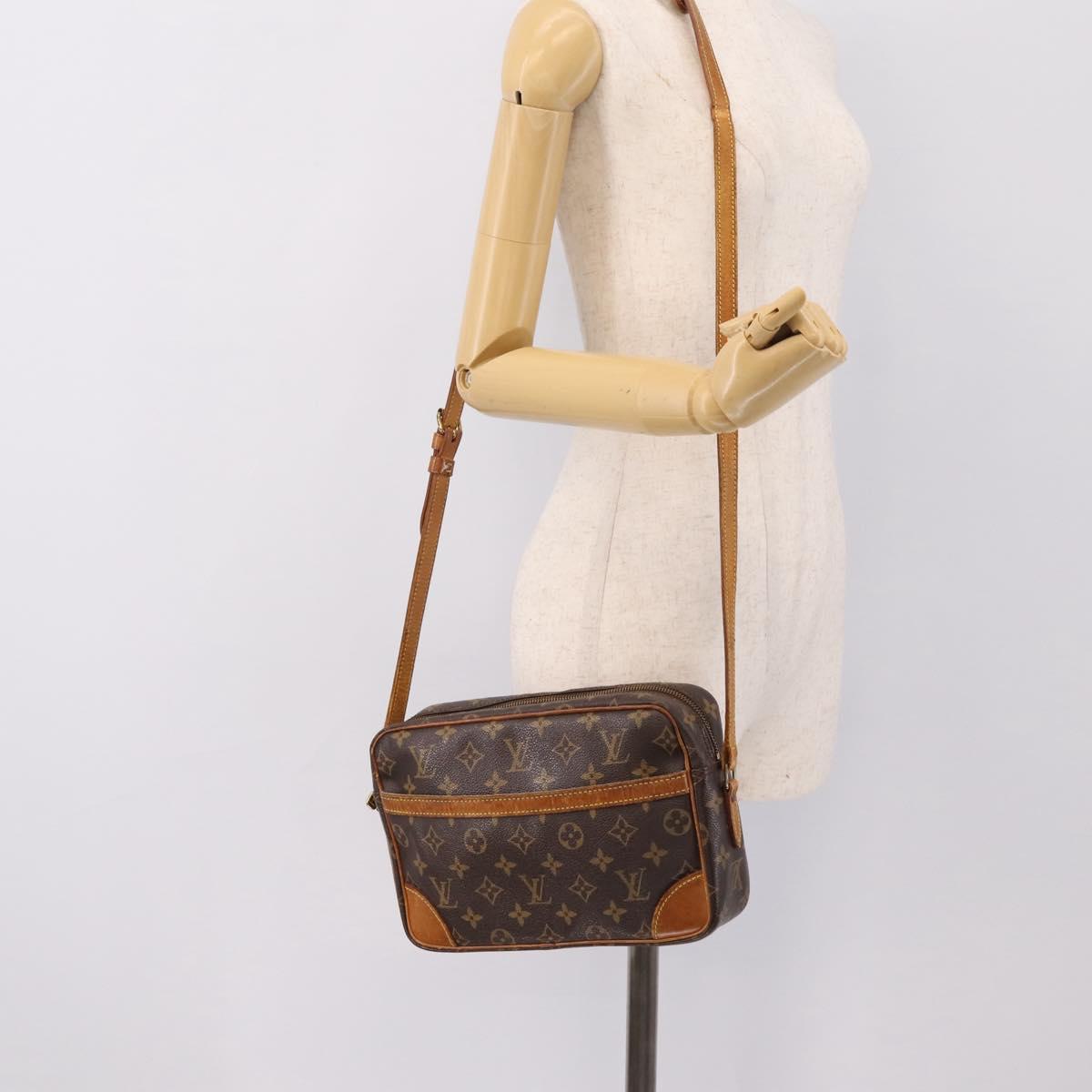 LOUIS VUITTON Monogram Trocadero 27 Shoulder Bag M51274 LV Auth BA15127