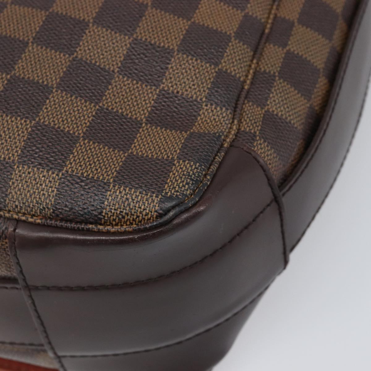 LOUIS VUITTON Damier Ebene Bastille Shoulder Bag N45258 LV Auth BA15131