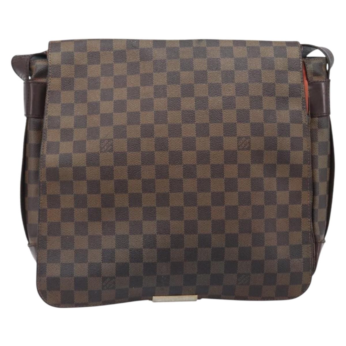 LOUIS VUITTON Damier Ebene Bastille Shoulder Bag N45258 LV Auth BA15131