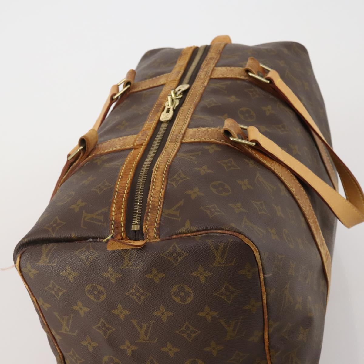 LOUIS VUITTON Monogram Sac Souple 45 Boston Bag M41624 LV Auth BA15132