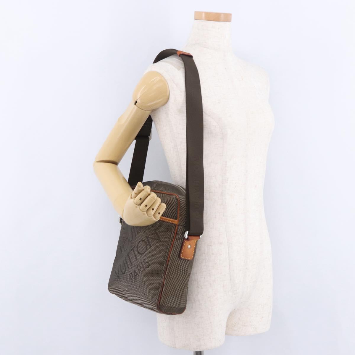LOUIS VUITTON Damier Geant Sitadan NM Bag Brown Tail M93224 LV Auth BA15134