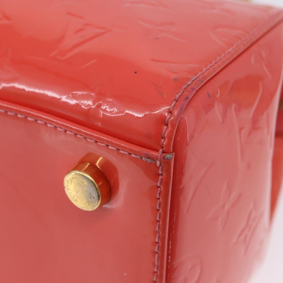 LOUIS VUITTON Monogram Vernis Blair MM Hand Bag Rose rich M90262 LV Auth BA15136