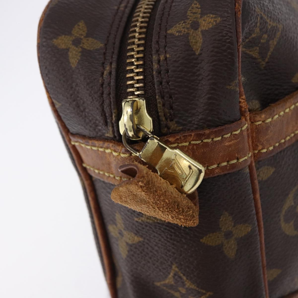 LOUIS VUITTON Monogram Compiegne 28 Clutch Bag M51845 LV Auth BA15142
