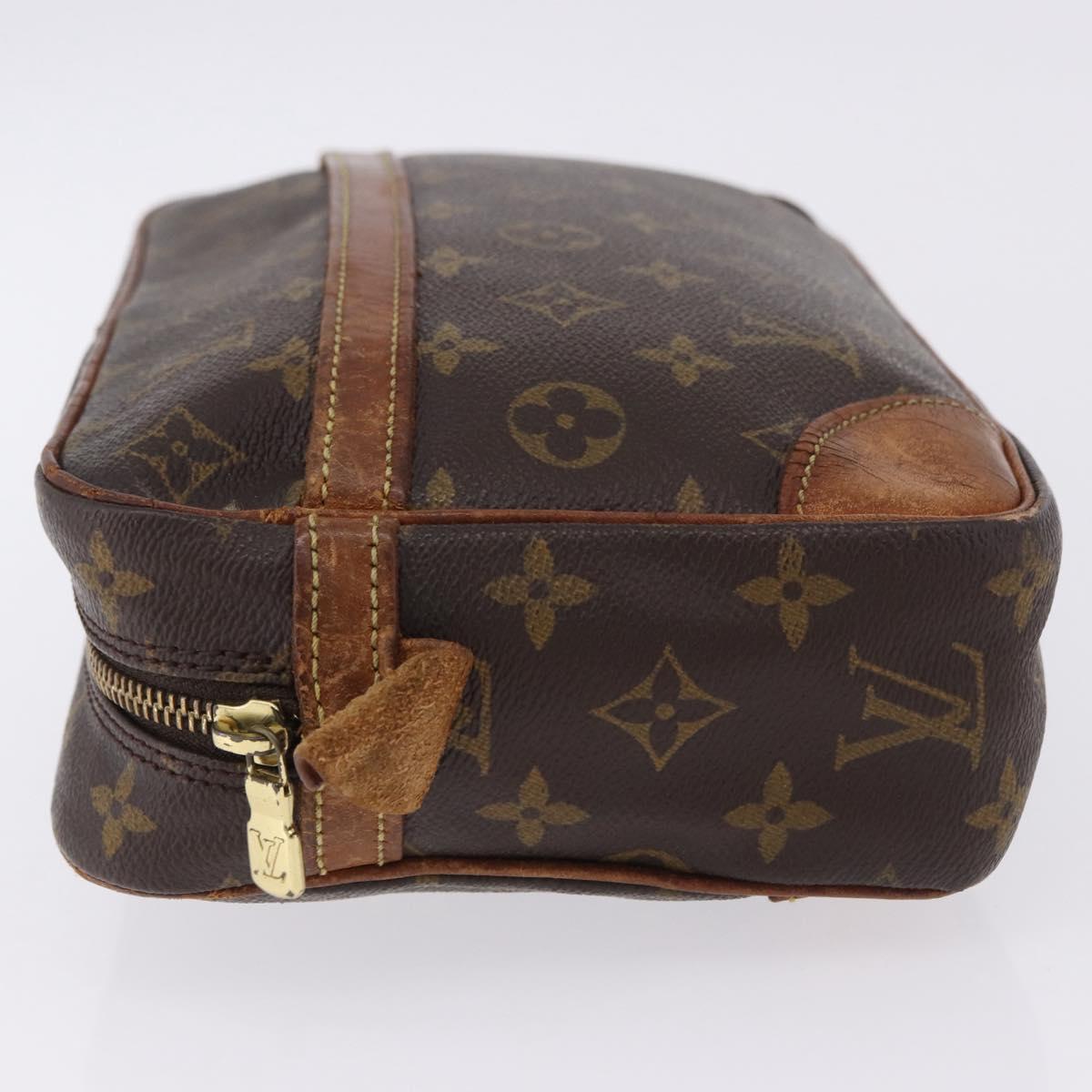 LOUIS VUITTON Monogram Compiegne 28 Clutch Bag M51845 LV Auth BA15142