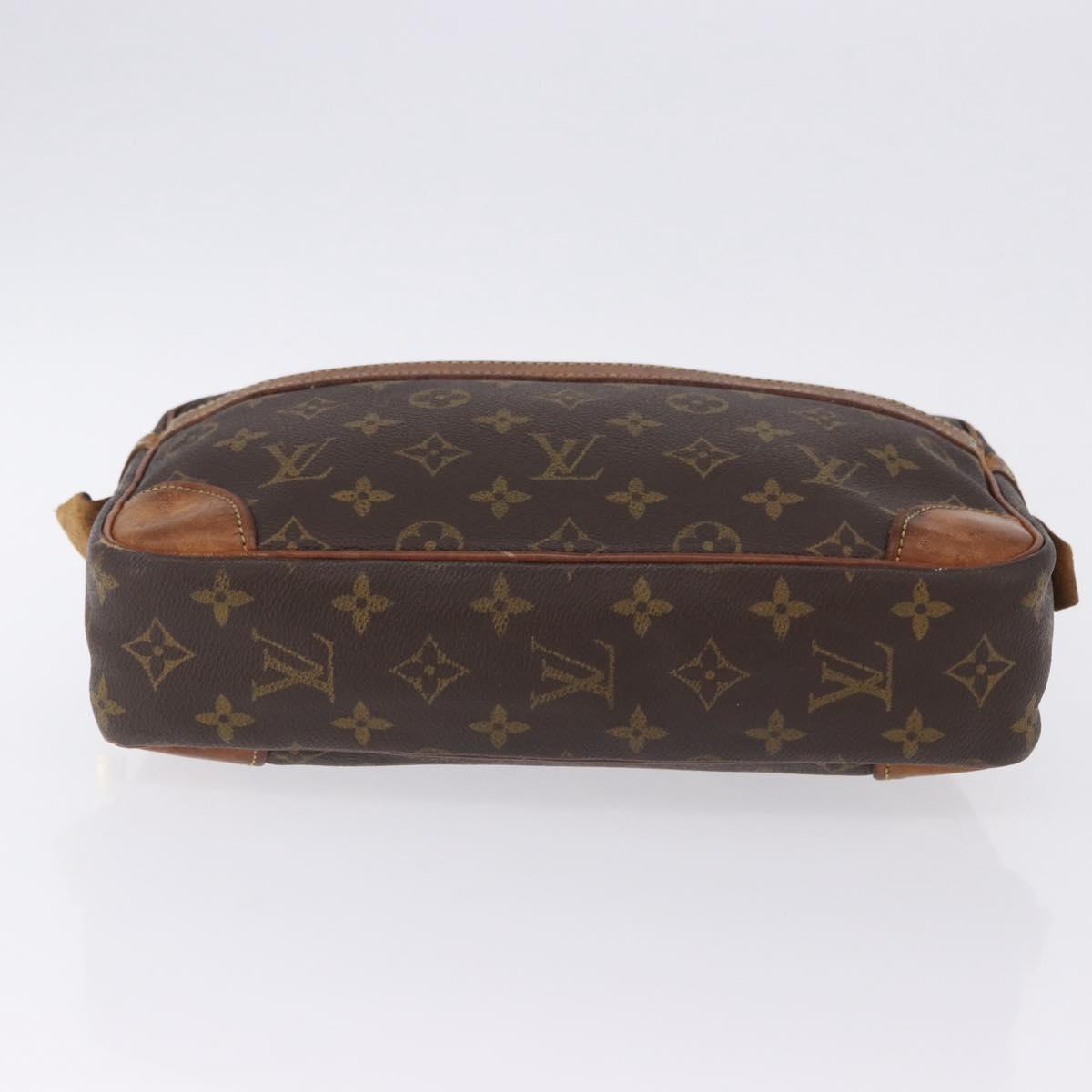 LOUIS VUITTON Monogram Compiegne 28 Clutch Bag M51845 LV Auth BA15142