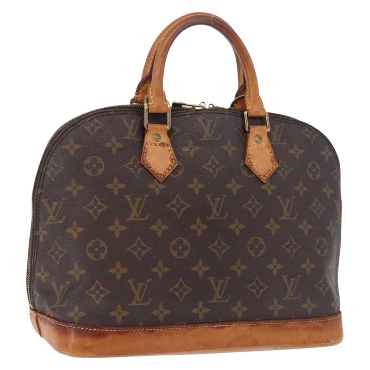 LOUIS VUITTON Monogram Alma PM Hand Bag M53151 LV Auth BA15149