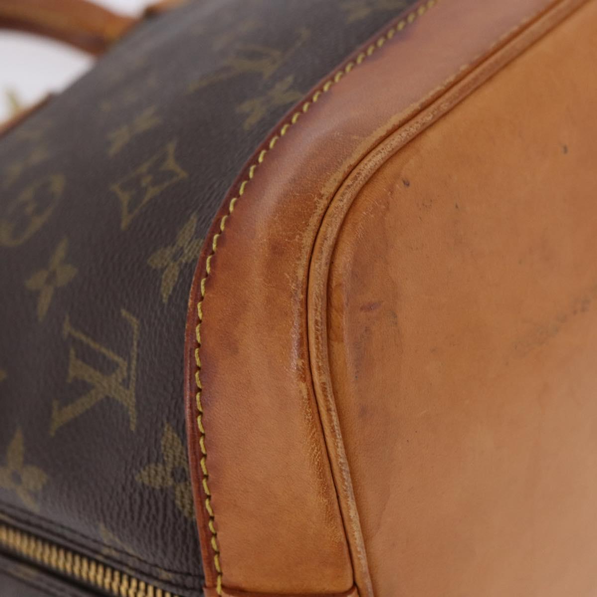 LOUIS VUITTON Monogram Alma PM Hand Bag M53151 LV Auth BA15149