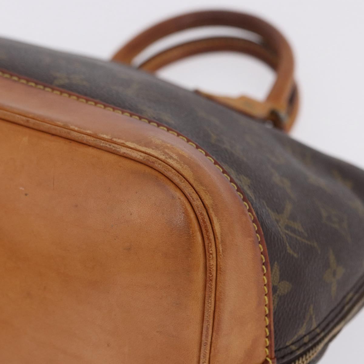 LOUIS VUITTON Monogram Alma PM Hand Bag M53151 LV Auth BA15149