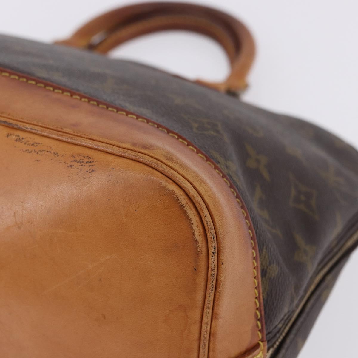 LOUIS VUITTON Monogram Alma PM Hand Bag M53151 LV Auth BA15149