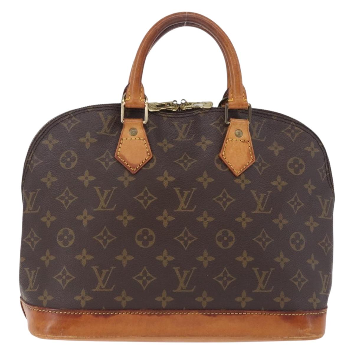 LOUIS VUITTON Monogram Alma PM Hand Bag M53151 LV Auth BA15149