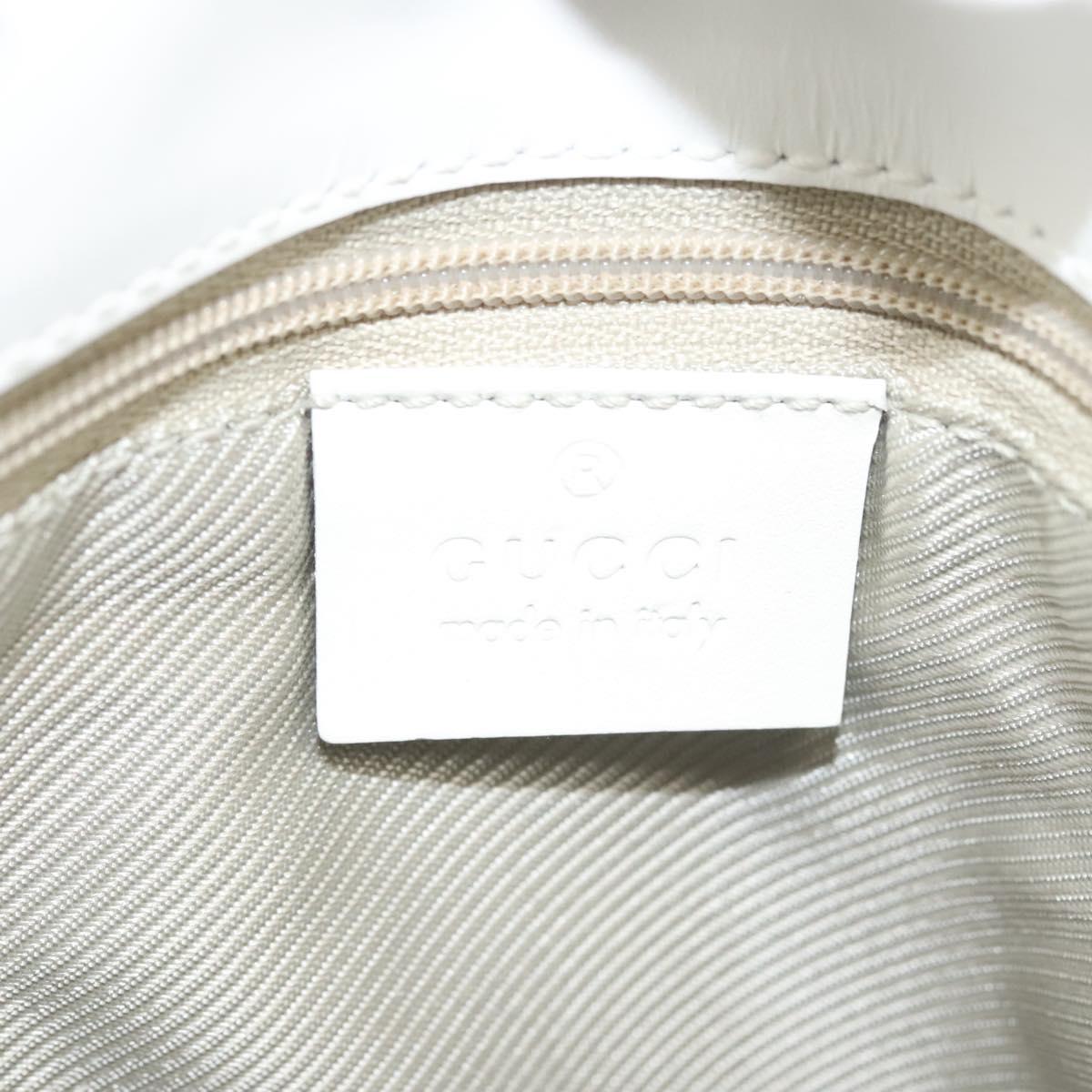 GUCCI GG Canvas Tote Bag Light Blue Gold 002 1099 Auth BA1517
