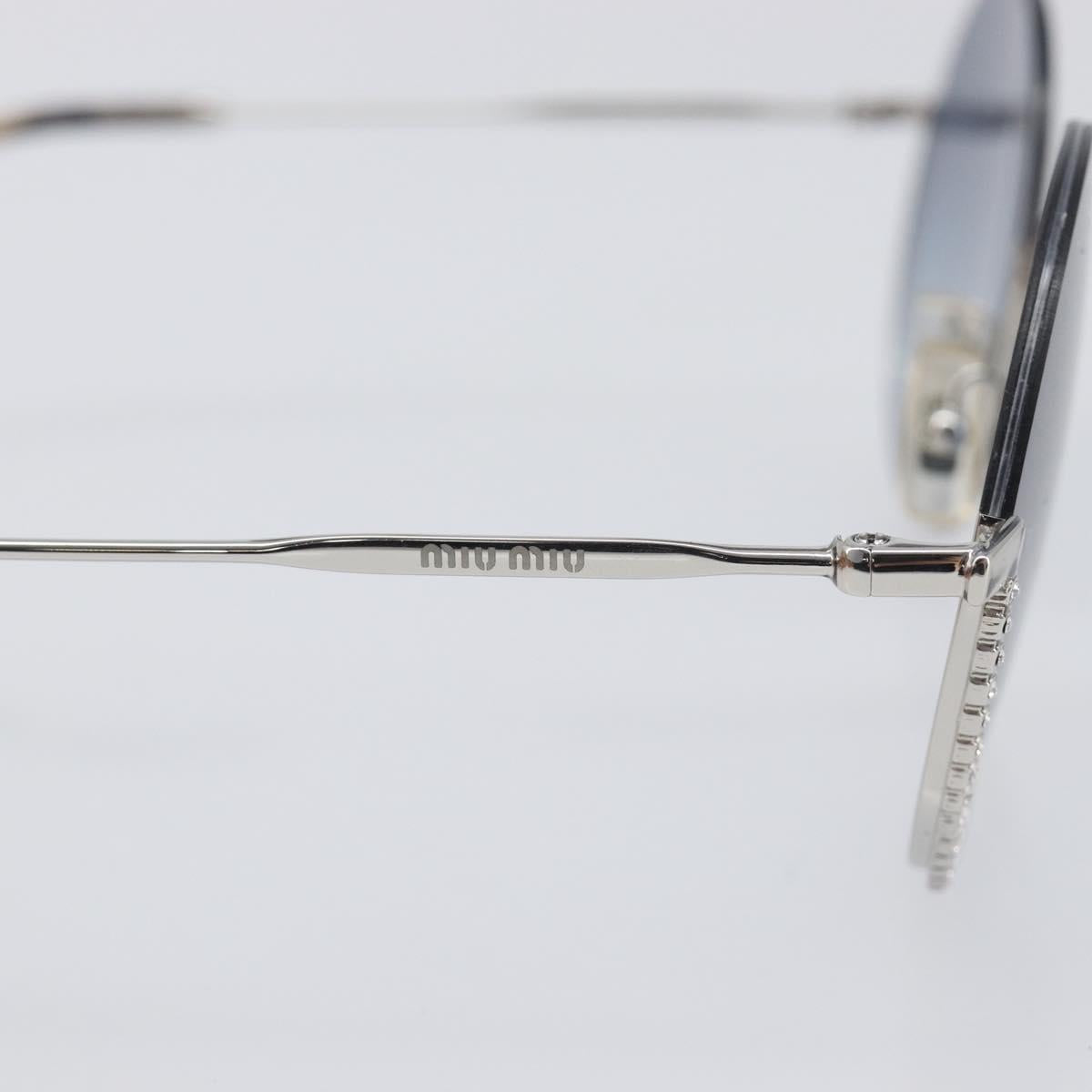 Miu Miu Sunglasses metal Silver Auth BA15179