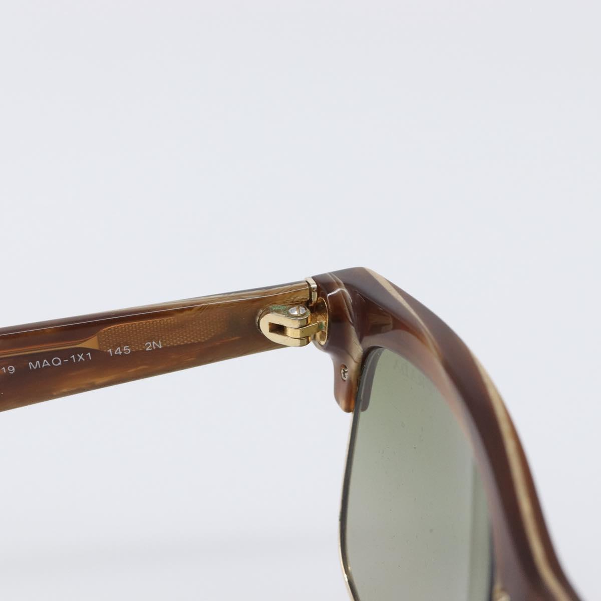 PRADA Sunglasses plastic Brown Auth BA15184