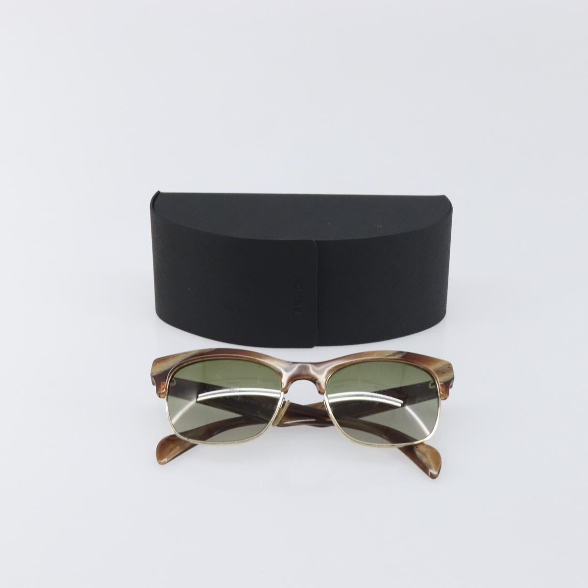 PRADA Sunglasses plastic Brown Auth BA15184