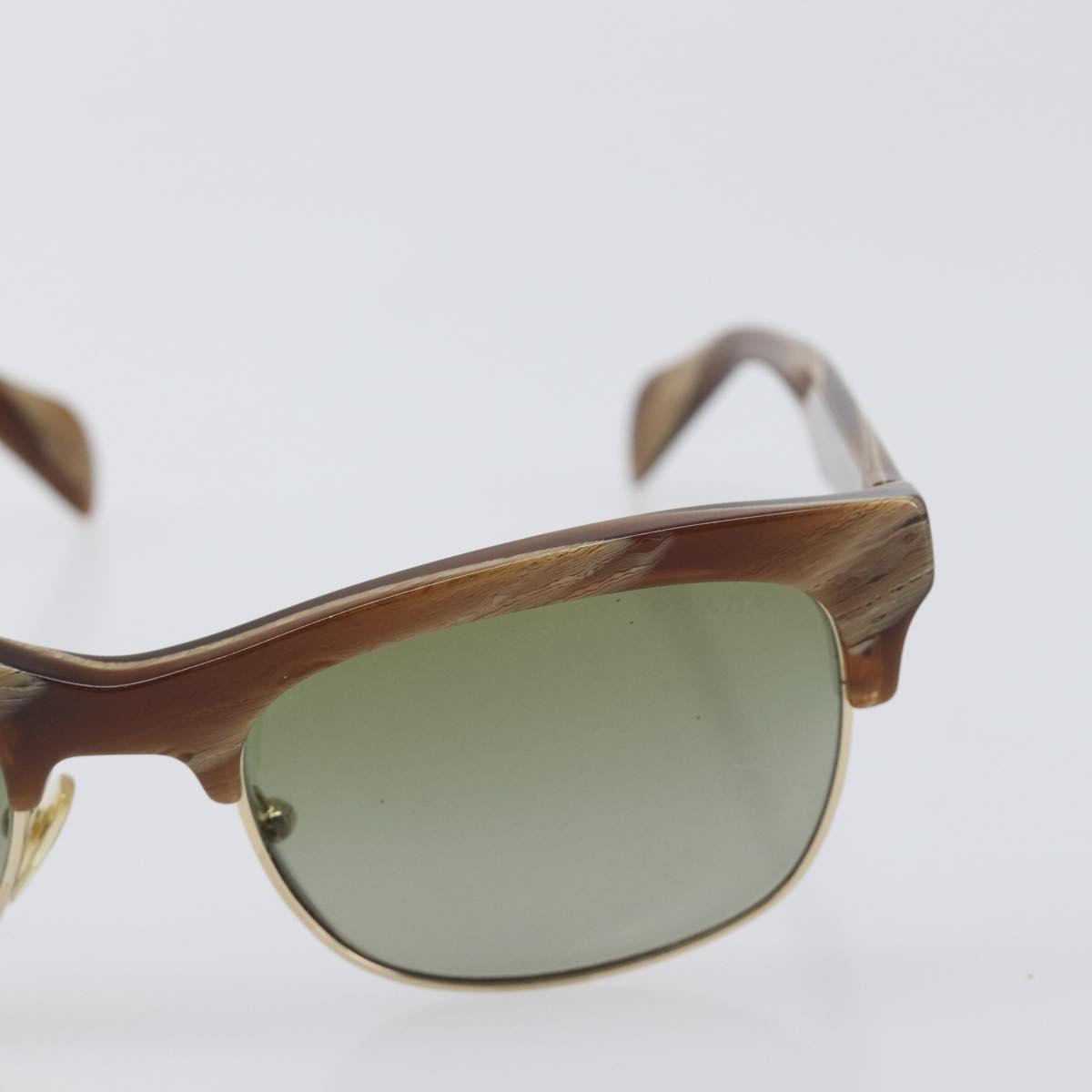 PRADA Sunglasses plastic Brown Auth BA15184