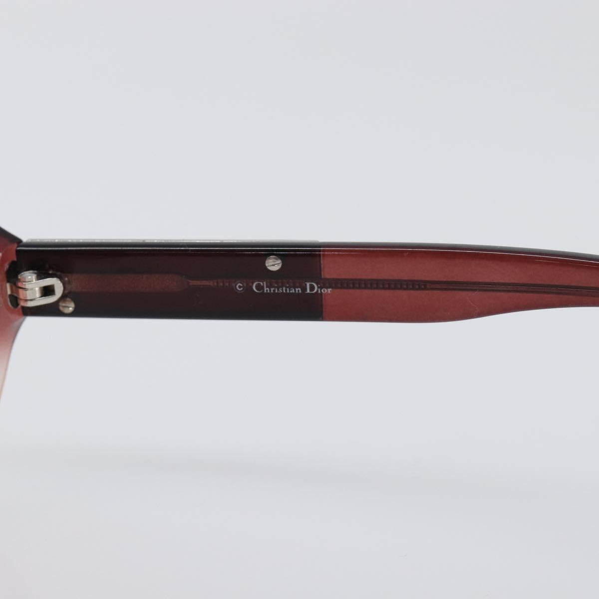 Christian Dior Sunglasses plastic Red Auth BA15188