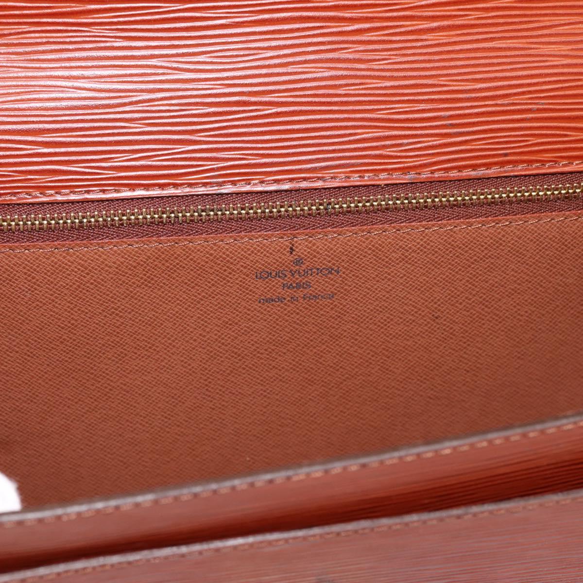 LOUIS VUITTON Epi Monceau 28 Hand Bag Brown M52123 LV Auth BA15191