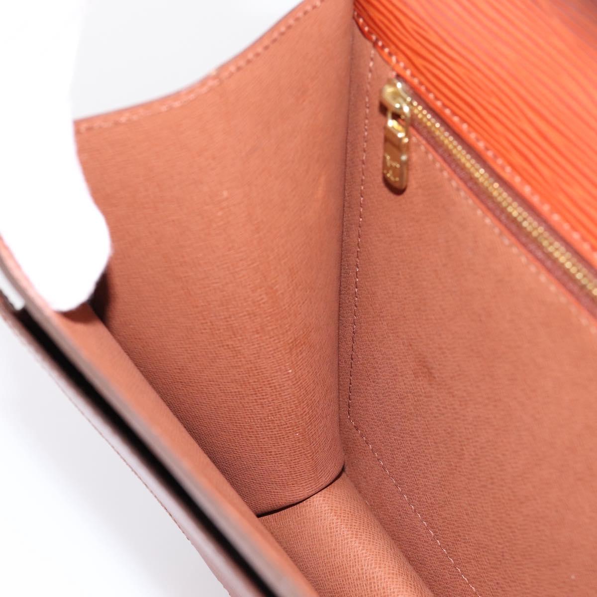 LOUIS VUITTON Epi Monceau 28 Hand Bag Brown M52123 LV Auth BA15191