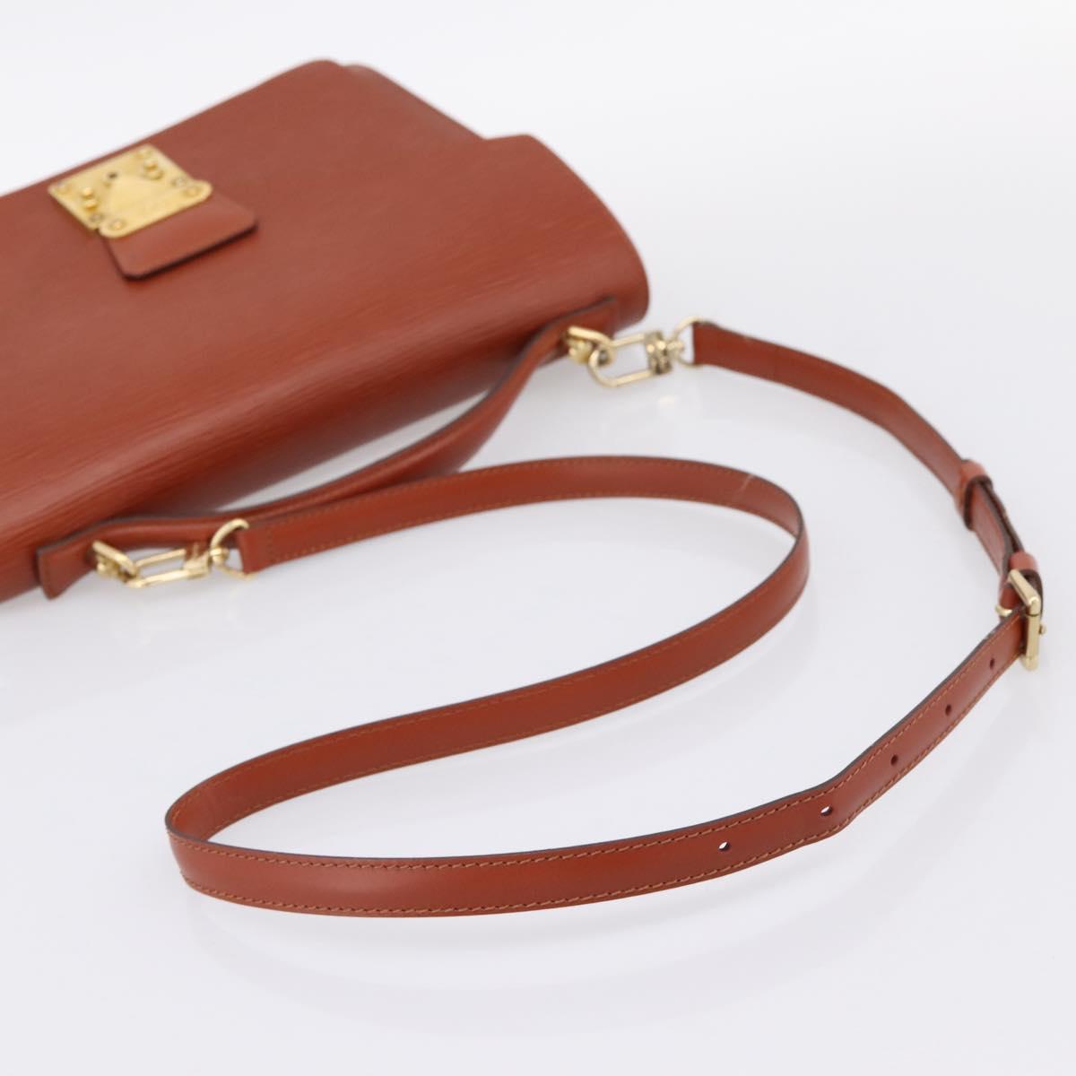 LOUIS VUITTON Epi Monceau 28 Hand Bag Brown M52123 LV Auth BA15191