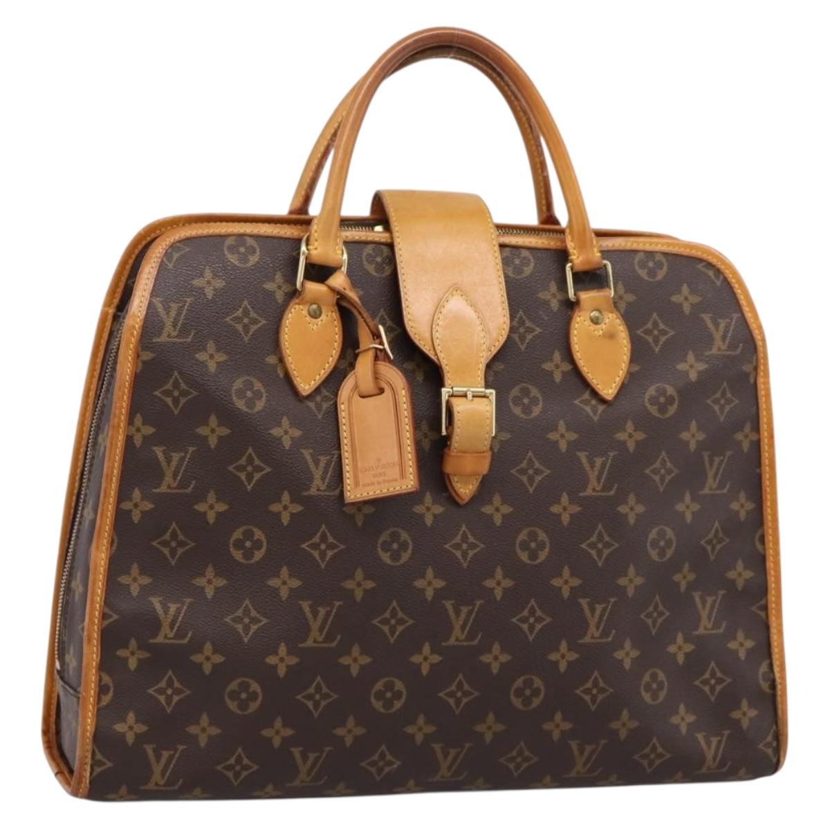 LOUIS VUITTON Monogram Rivoli Hand Bag M53380 LV Auth BA15193