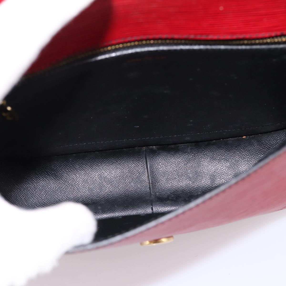 LOUIS VUITTON Epi Saint Cloud GM Shoulder Bag Red M52197 LV Auth BA15197