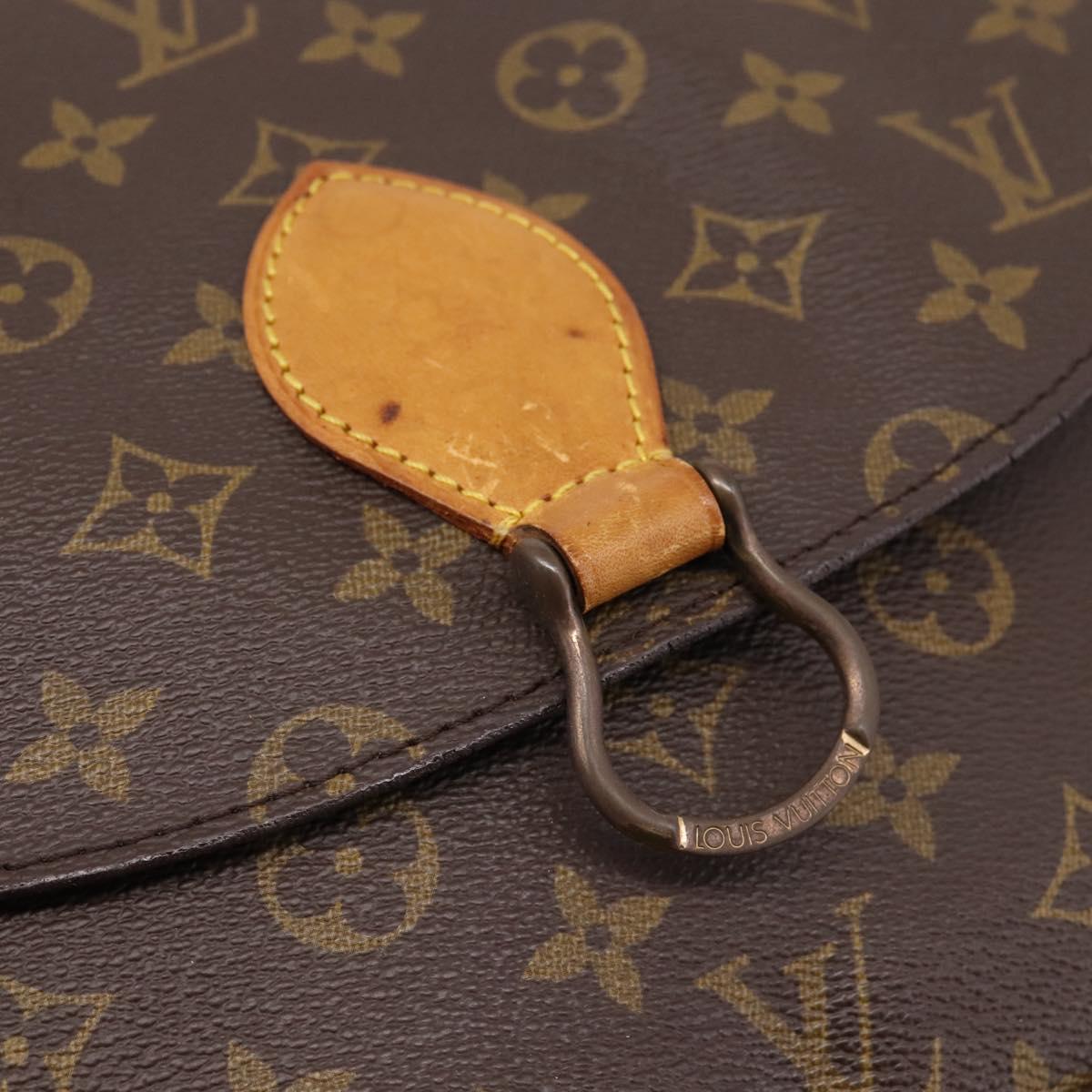 LOUIS VUITTON Monogram Saint Cloud GM Shoulder Bag M51242 LV Auth BA15201