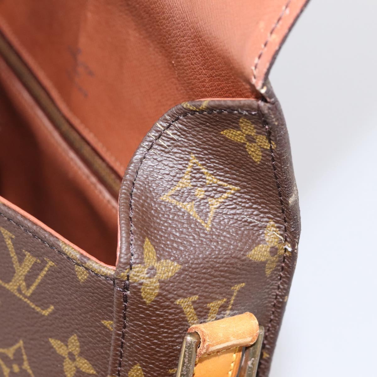 LOUIS VUITTON Monogram Saint Cloud GM Shoulder Bag M51242 LV Auth BA15201
