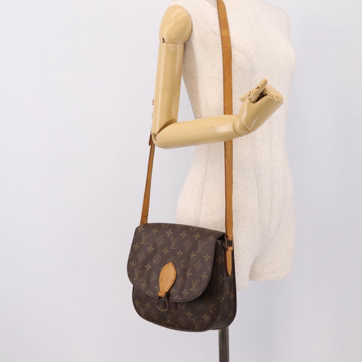 LOUIS VUITTON Monogram Saint Cloud GM Shoulder Bag M51242 LV Auth BA15201