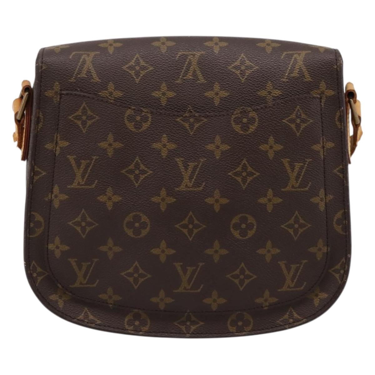 LOUIS VUITTON Monogram Saint Cloud GM Shoulder Bag M51242 LV Auth BA15201