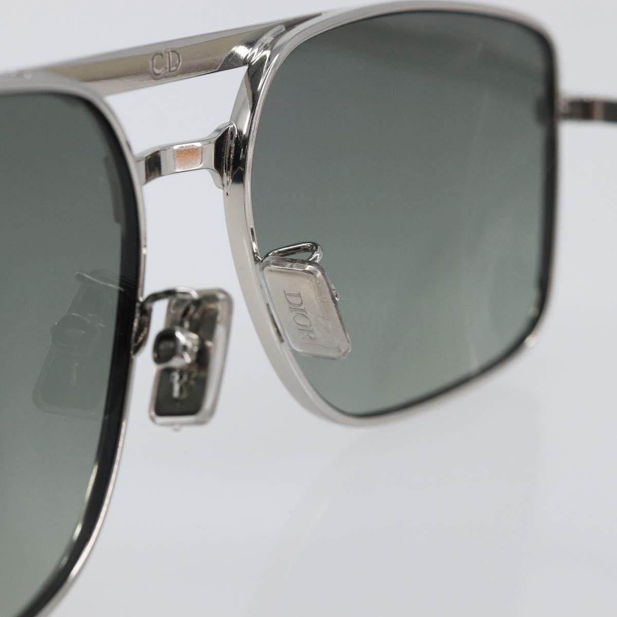 Christian Dior Sunglasses metal Silver Auth BA15207M