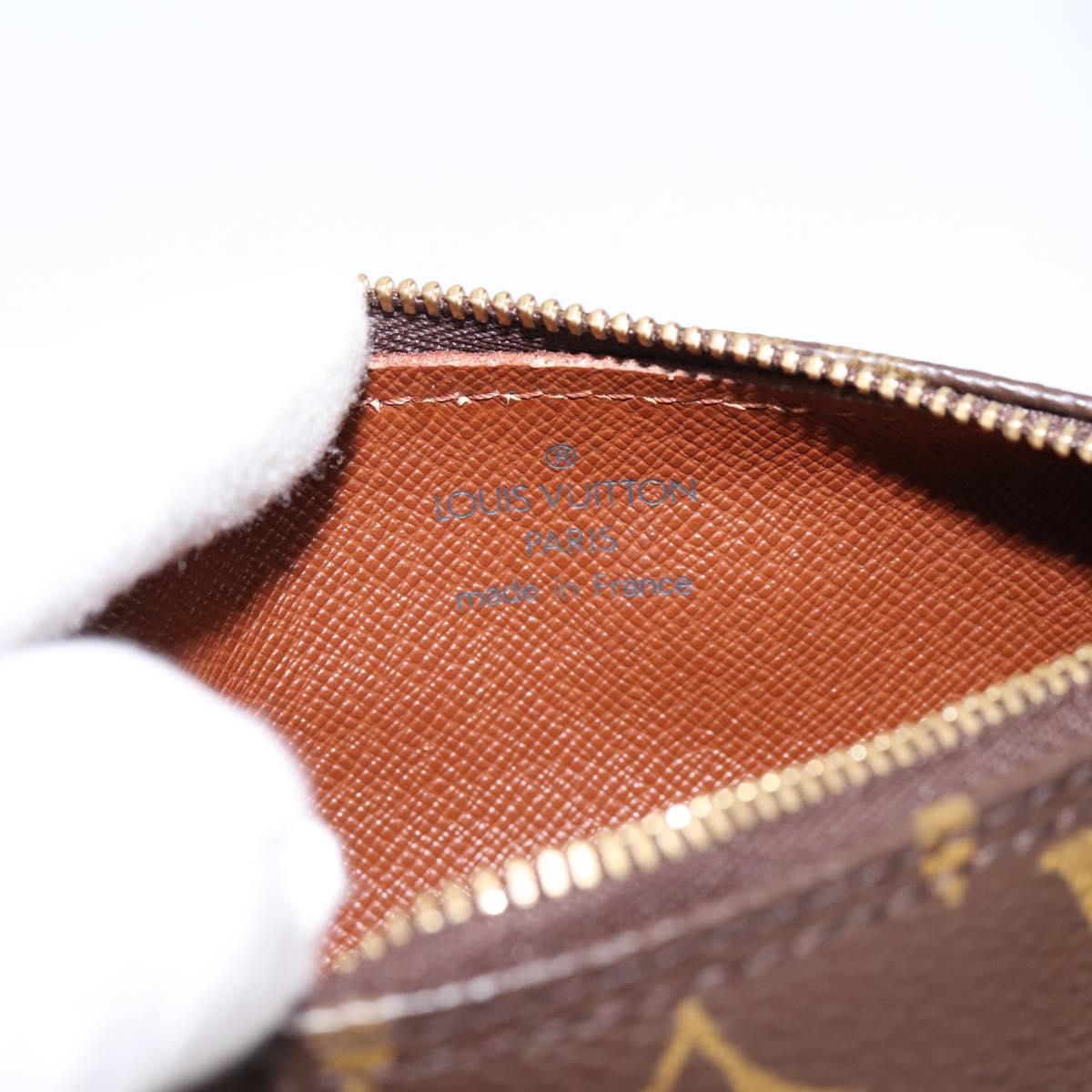 LOUIS VUITTON Monogram Papillon Pouch LV Auth BA15213