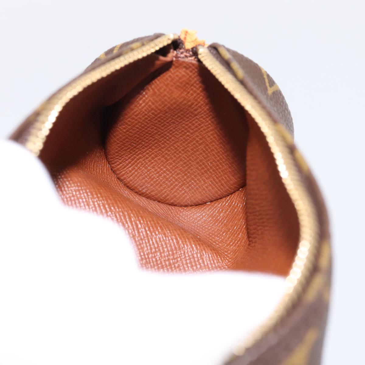 LOUIS VUITTON Monogram Papillon Pouch LV Auth BA15213
