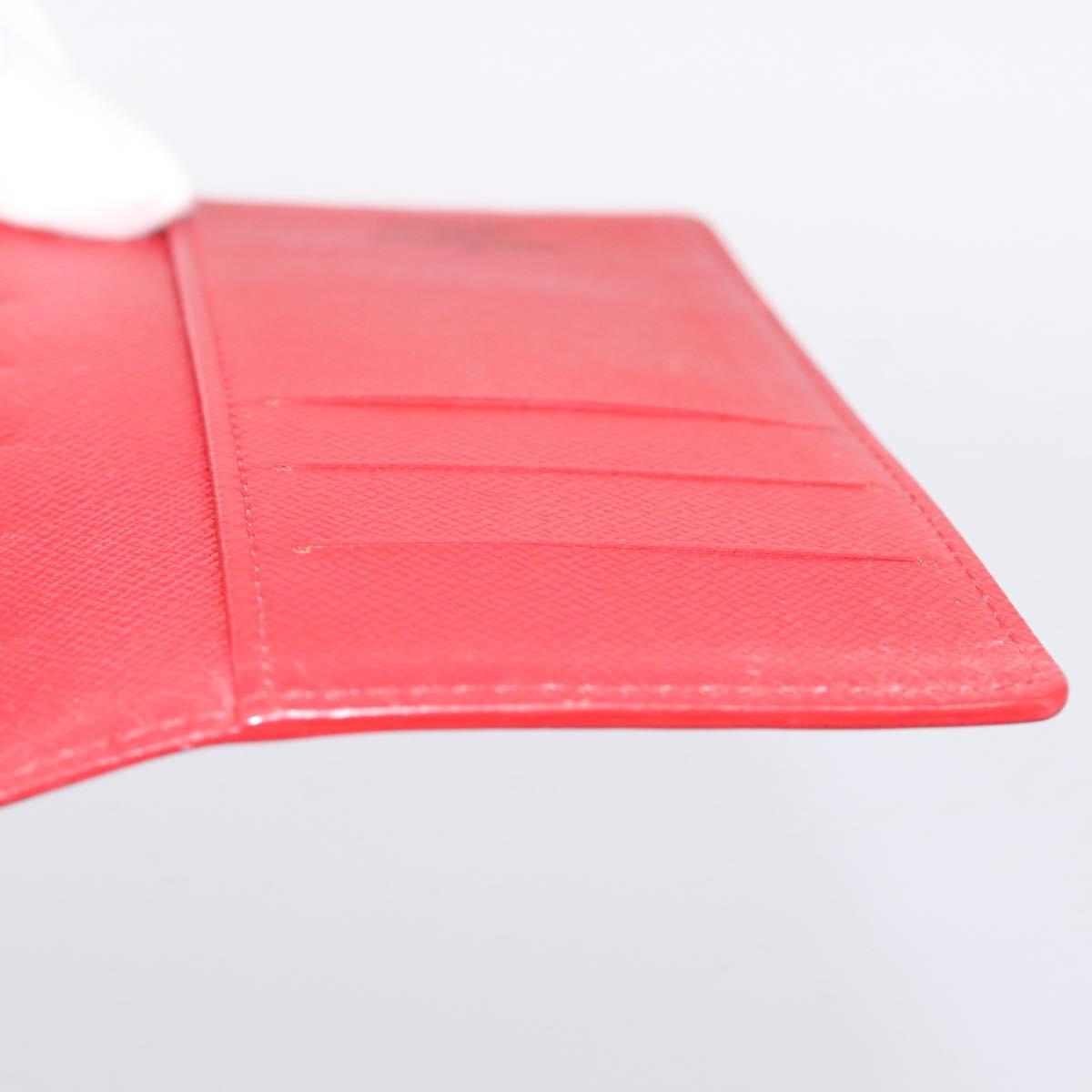 LOUIS VUITTON Epi Agenda PM Day Planner Cover Red R20057 LV Auth BA15220