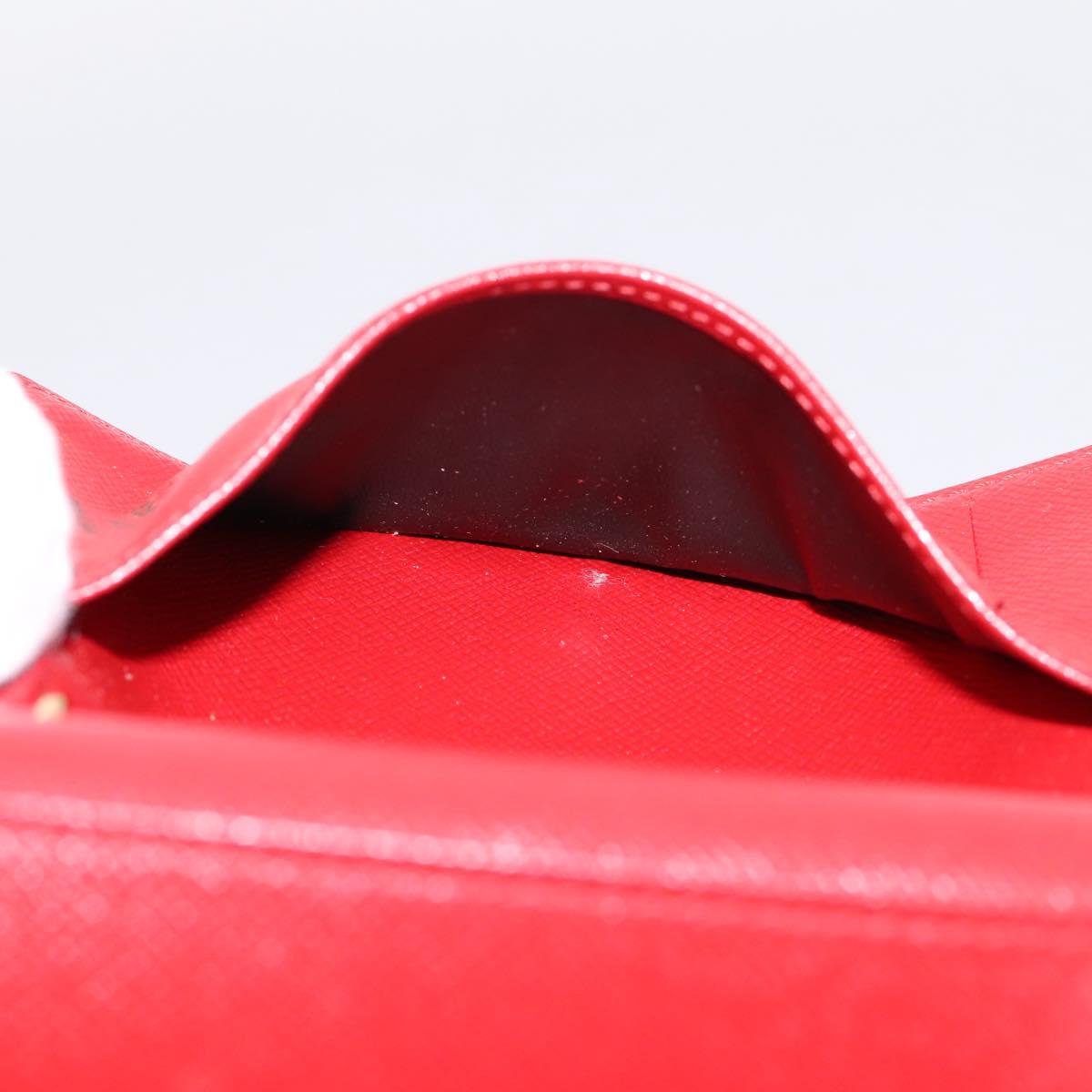 LOUIS VUITTON Epi Agenda PM Day Planner Cover Red R20057 LV Auth BA15220