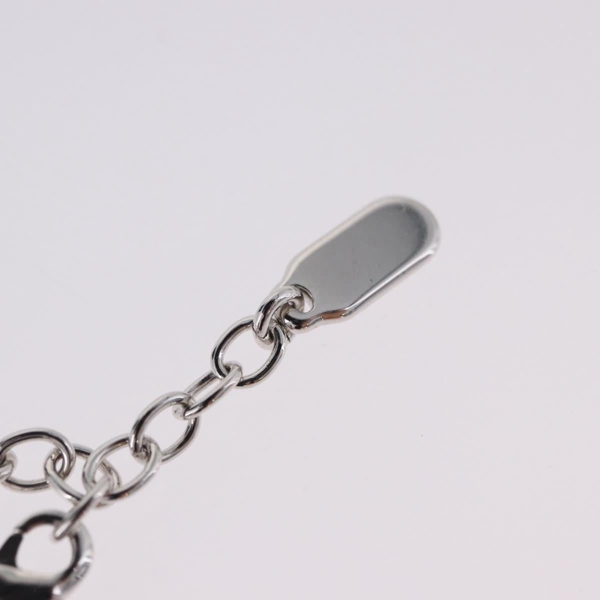 Christian Dior Necklace metal Silver Auth BA15231M