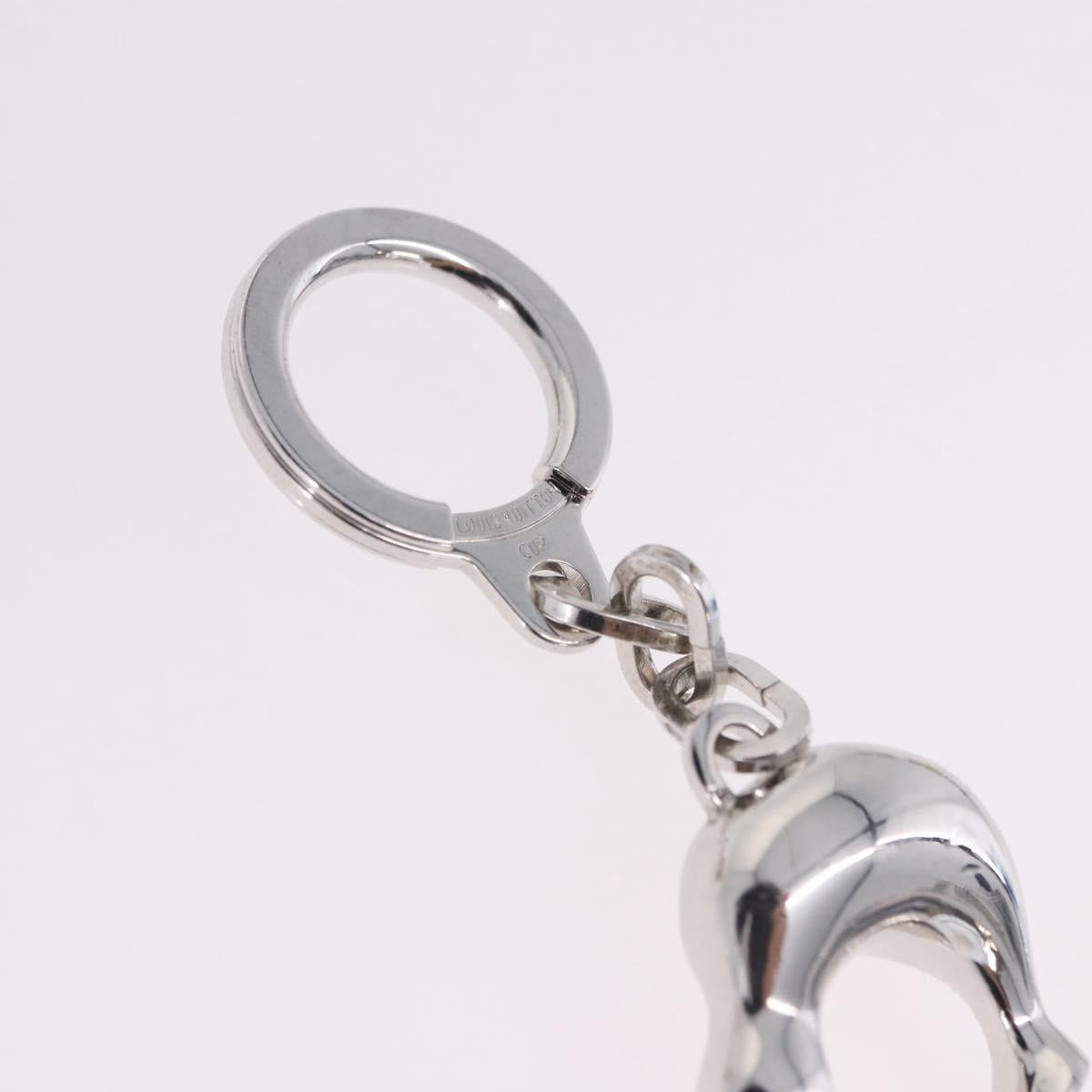 LOUIS VUITTON Porte ClesLV Cup Key Holder metal Silver LV Auth BA15234V