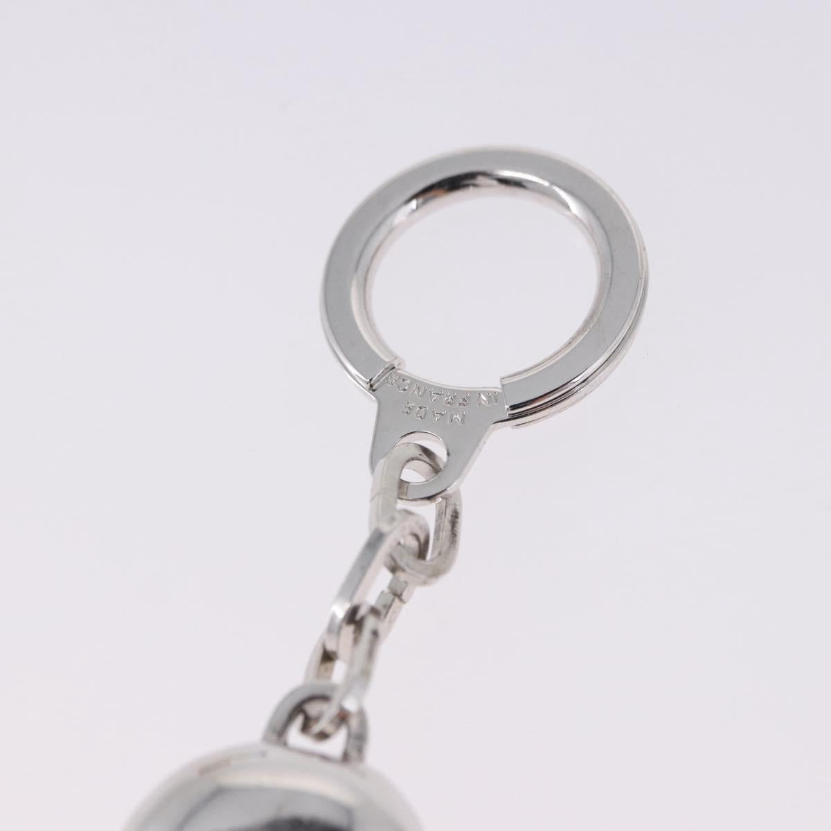 LOUIS VUITTON Porte ClesLV Cup Key Holder metal Silver LV Auth BA15234V