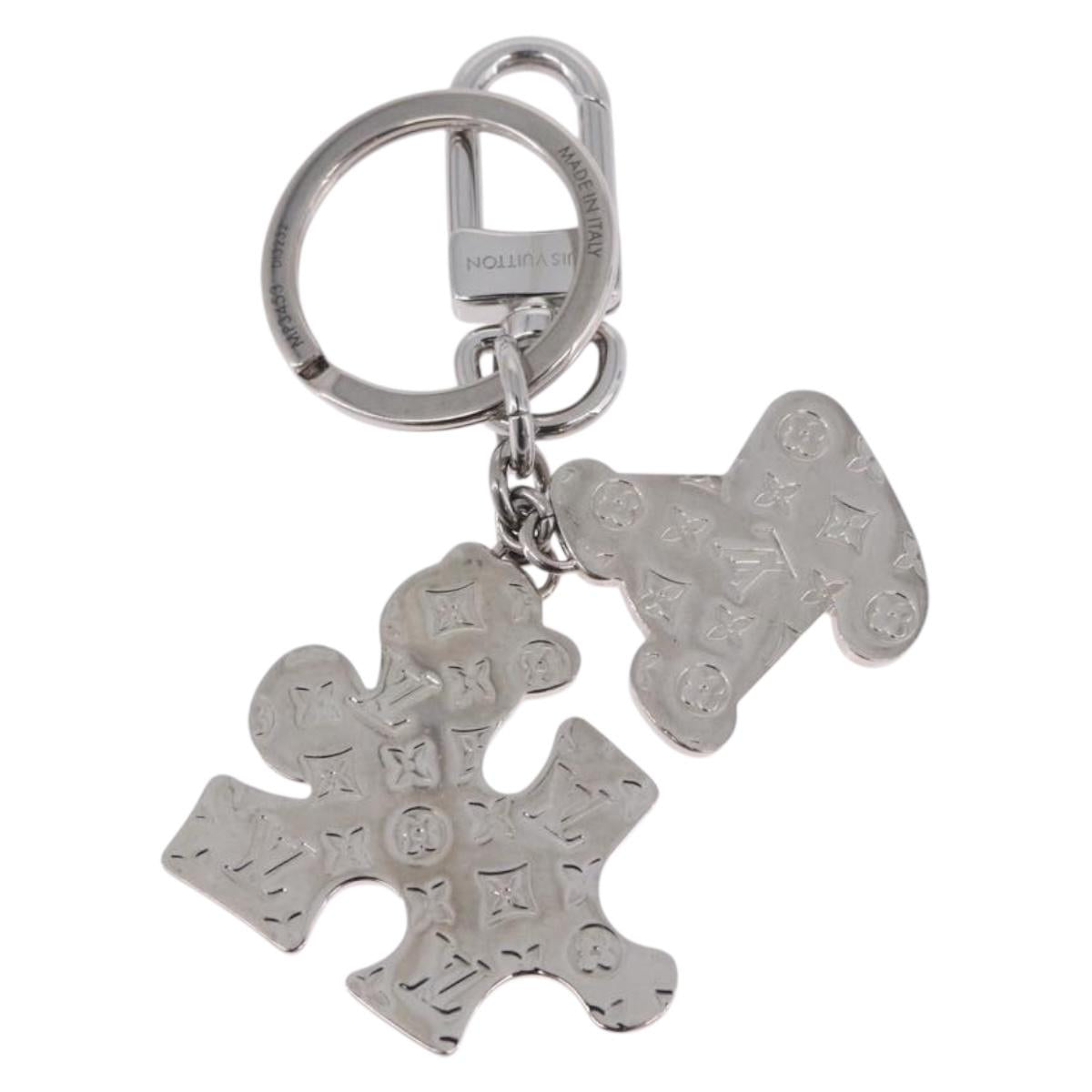 LOUIS VUITTON Key Holder metal Silver MP3453 LV Auth BA15235V