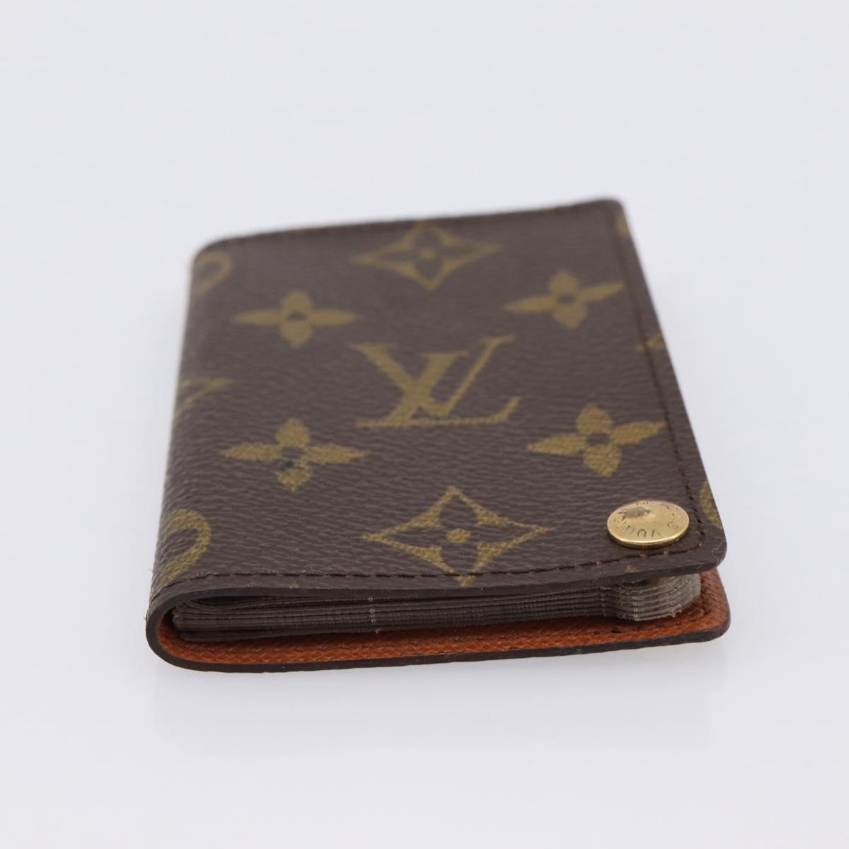 LOUIS VUITTON Monogram Porto Cartes Crdit Pression Card Case M60937 Auth BA15241