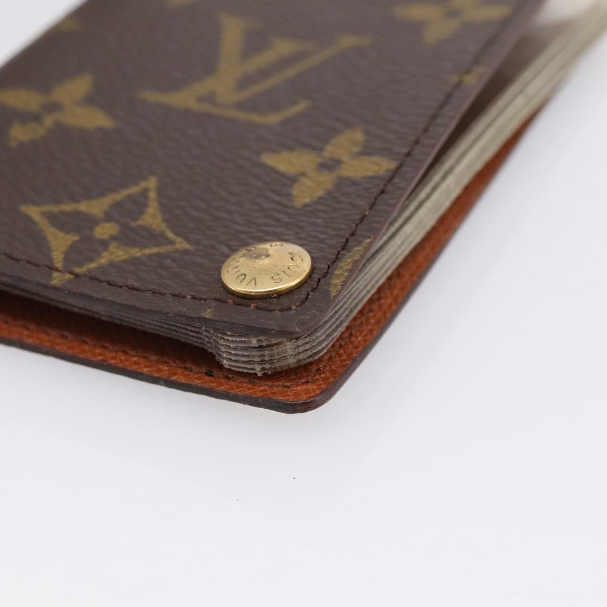 LOUIS VUITTON Monogram Porto Cartes Crdit Pression Card Case M60937 Auth BA15241