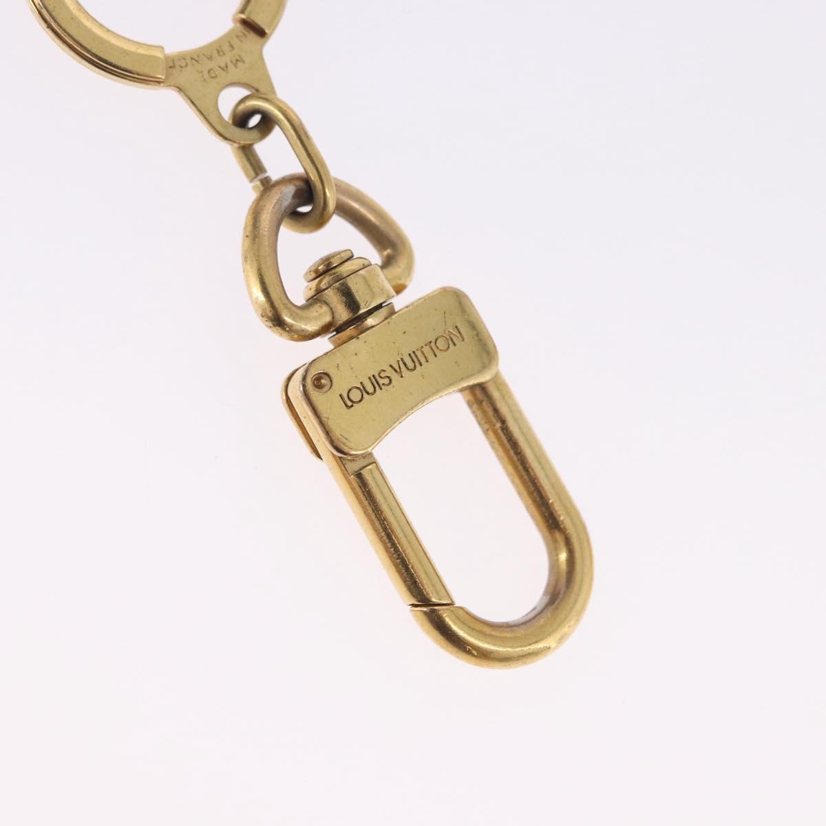 LOUIS VUITTON Anneau Cles Key Holder metal 2 Set Gold Tone M62698 Auth BA15243