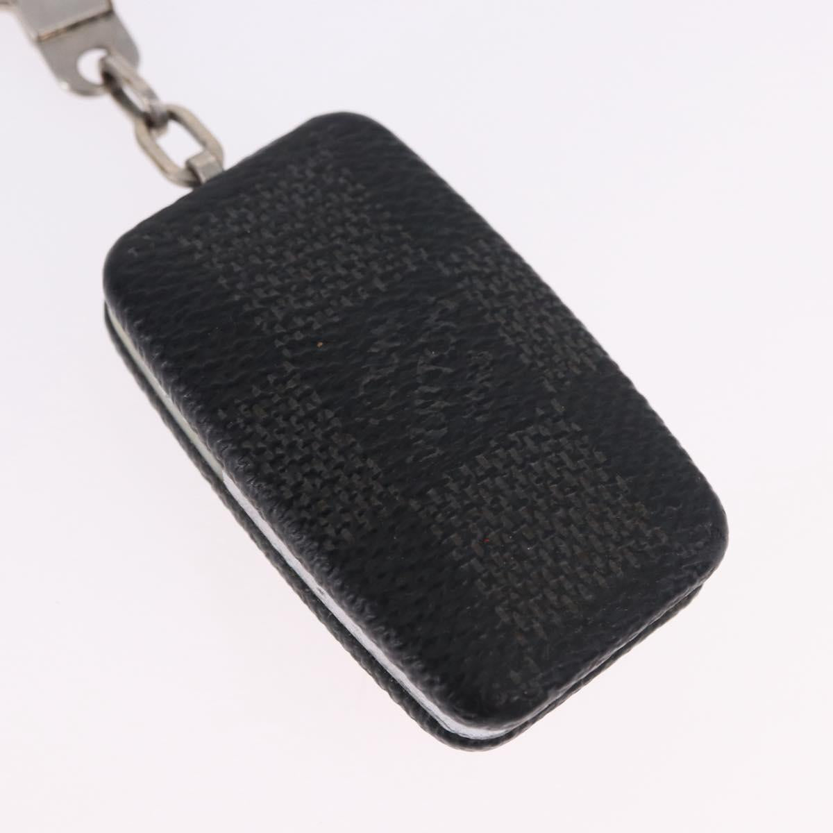 LOUIS VUITTON Damier Graphite Astropill Key Holder M66123 LV Auth BA15249