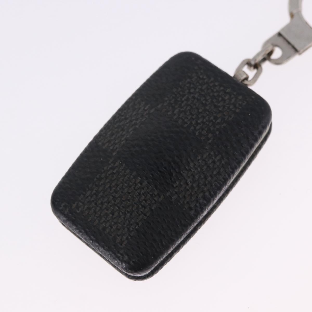 LOUIS VUITTON Damier Graphite Astropill Key Holder M66123 LV Auth BA15249