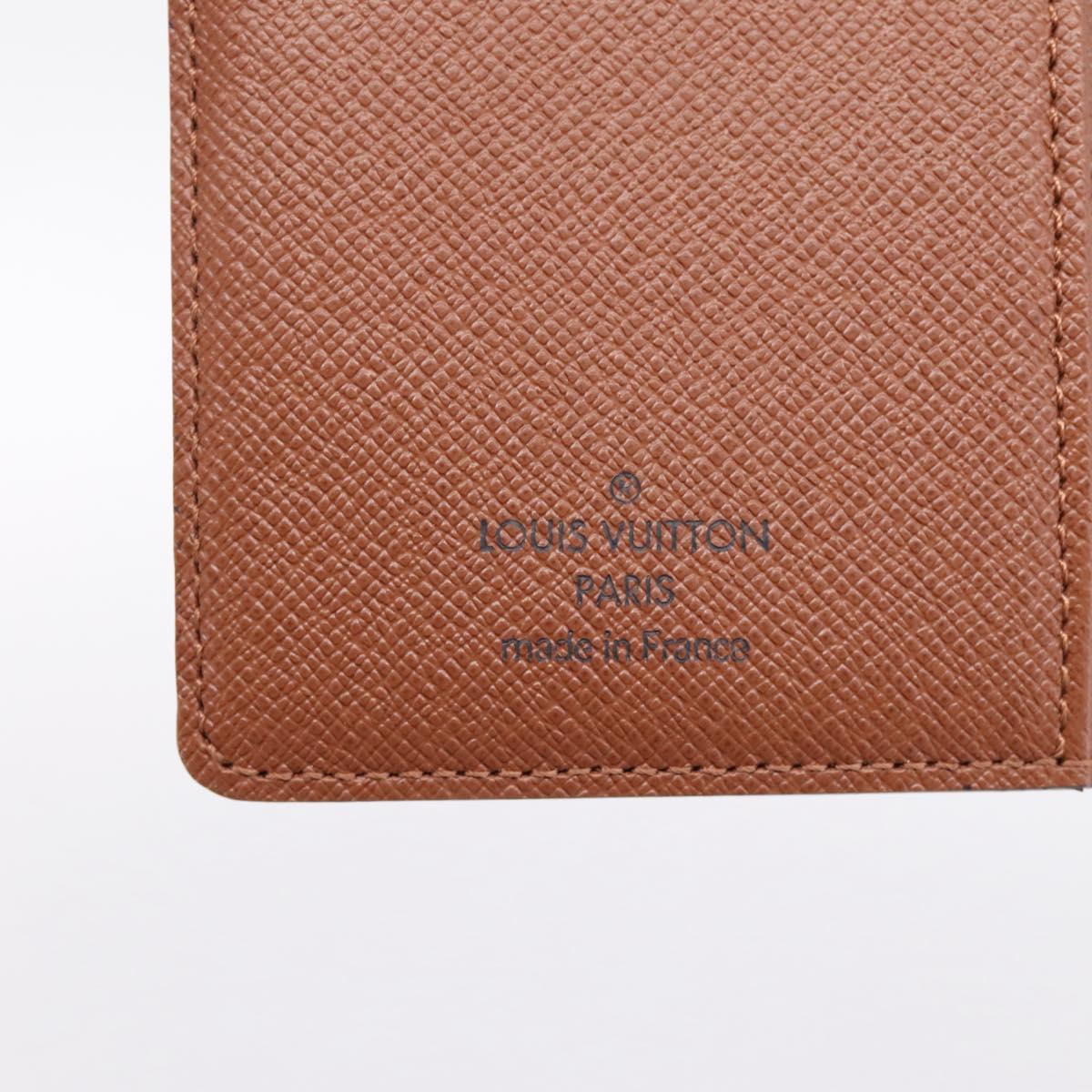 LOUIS VUITTON Monogram Agenda PM Day Planner Cover R20005 LV Auth BA15259A